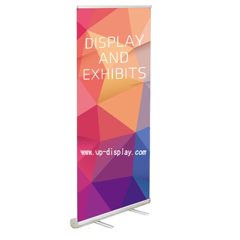 Telescopic Retractable Banner Stand With Steel Feet Suzhou
